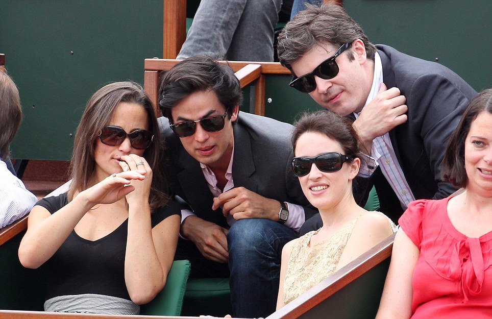 Pippa pops to Paris in May to watch the French Open and is already getting plenty of male attention
